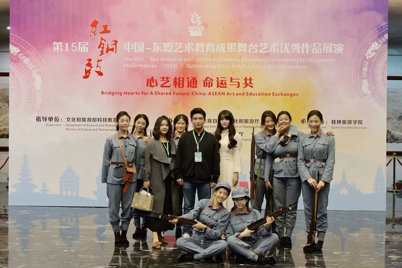 第十五届红铜鼓中国—东盟艺术教育成果展演现场