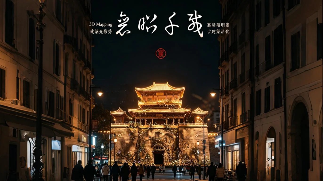 《襄昭·千载》昭明台投影首屏画面